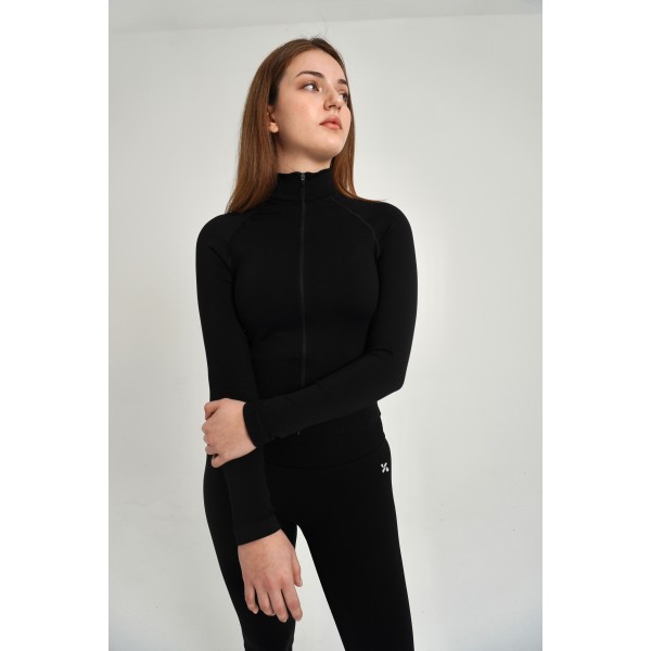 Yoube Zip-up Jacket Siyah[STOCK:0]