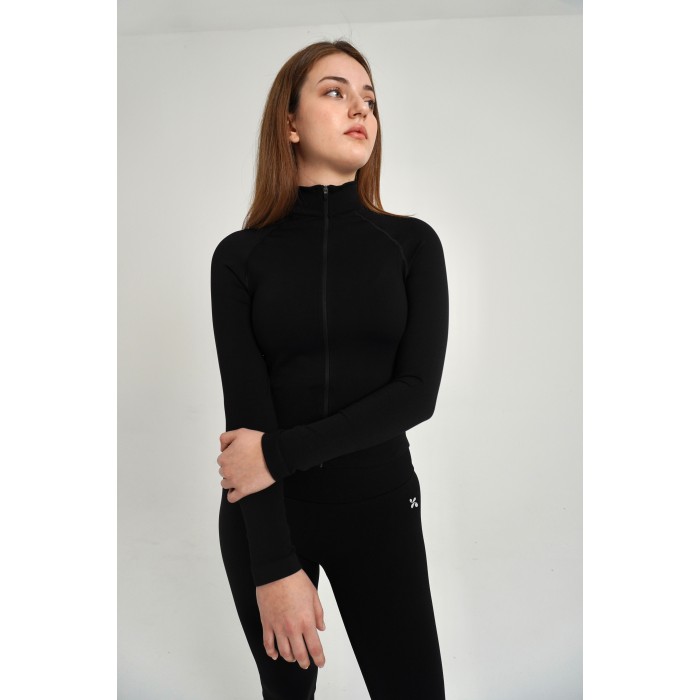 Yoube Zip-up Jacket Siyah