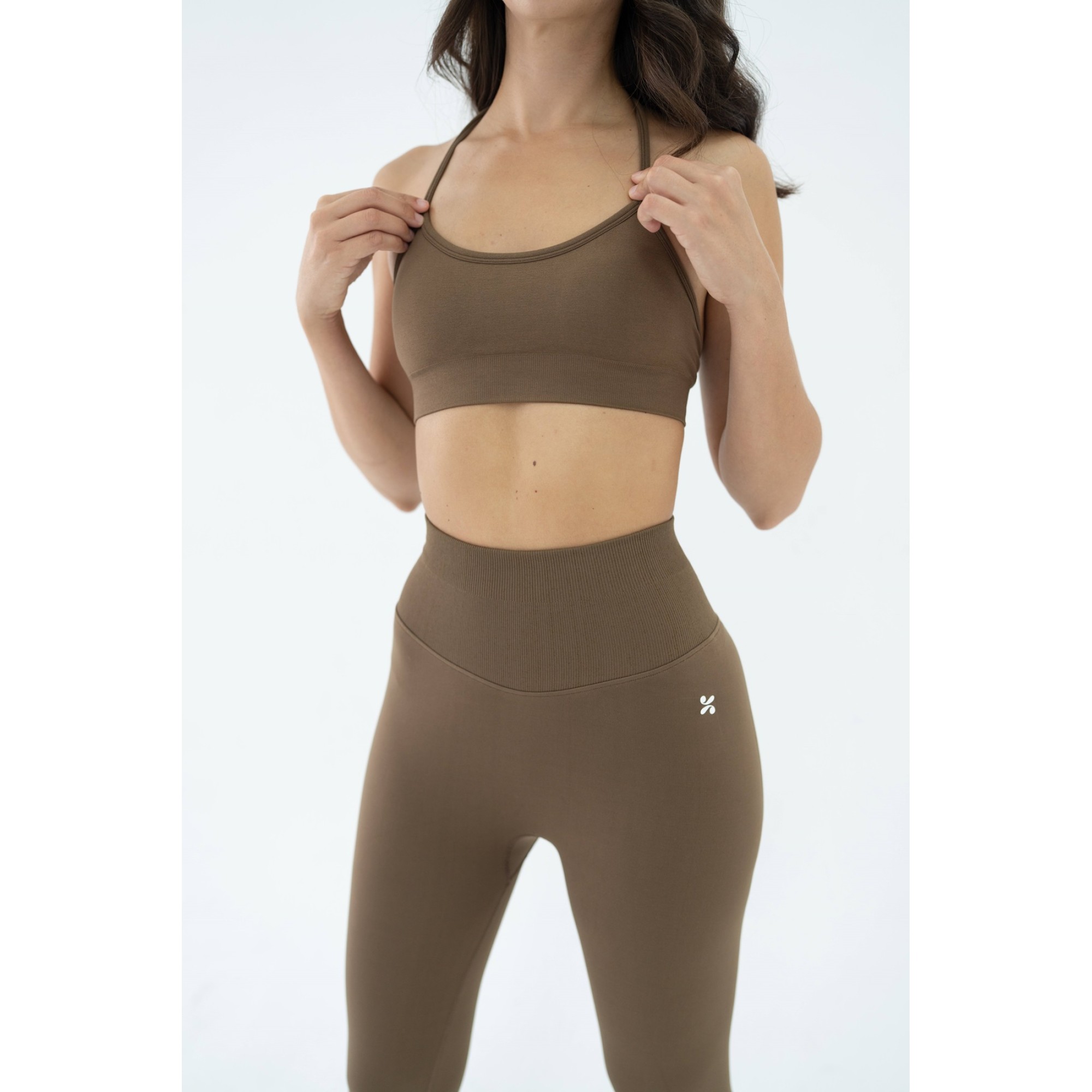 Cloudfit Spor Bra-Kahverengi