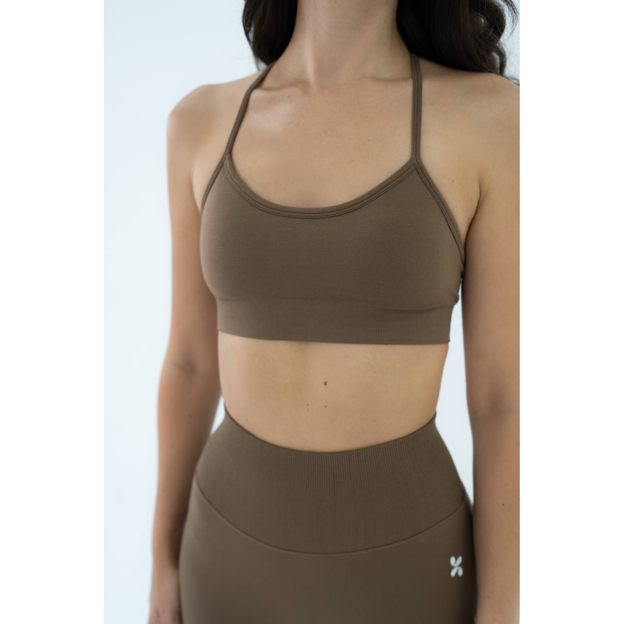 Cloudfit Spor Bra-Kahverengi