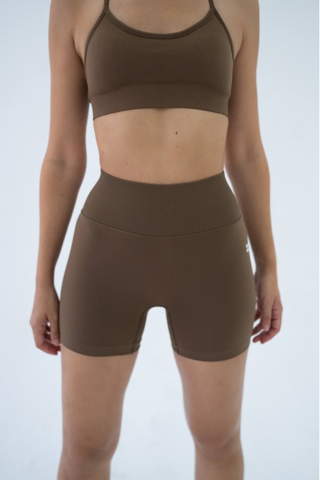 CloudFit Spor Şort - Kahverengi