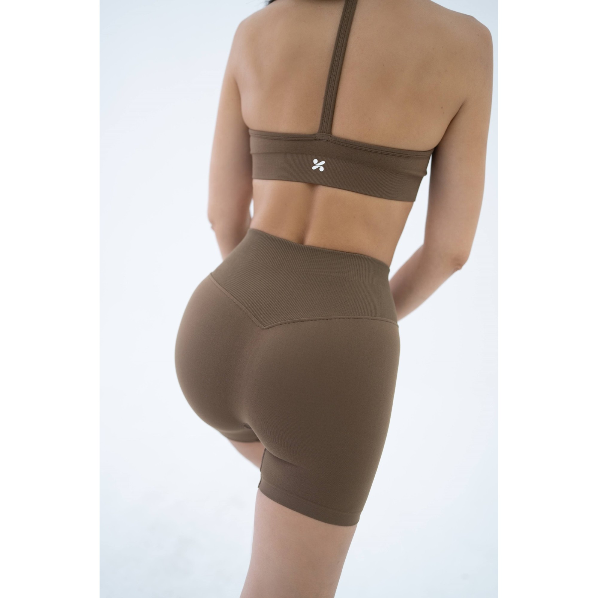 CloudFit Spor Şort - Kahverengi