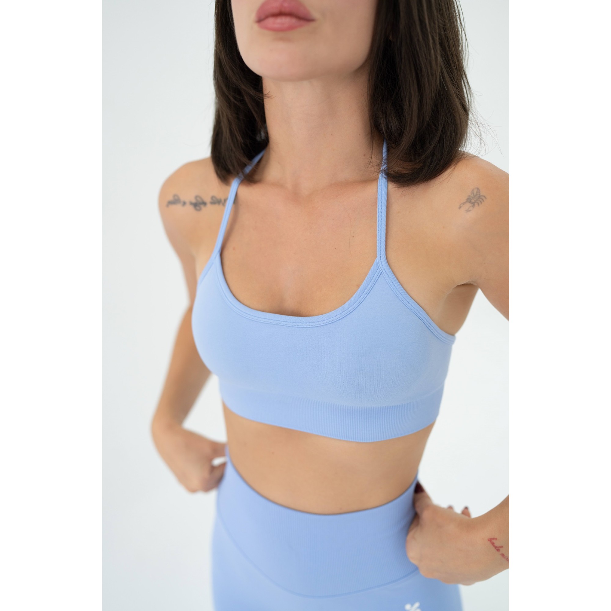 Cloudfit Spor Bra-Mavi