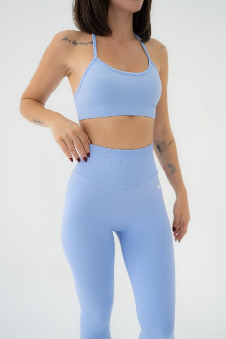 Cloudfit Spor Bra-Mavi