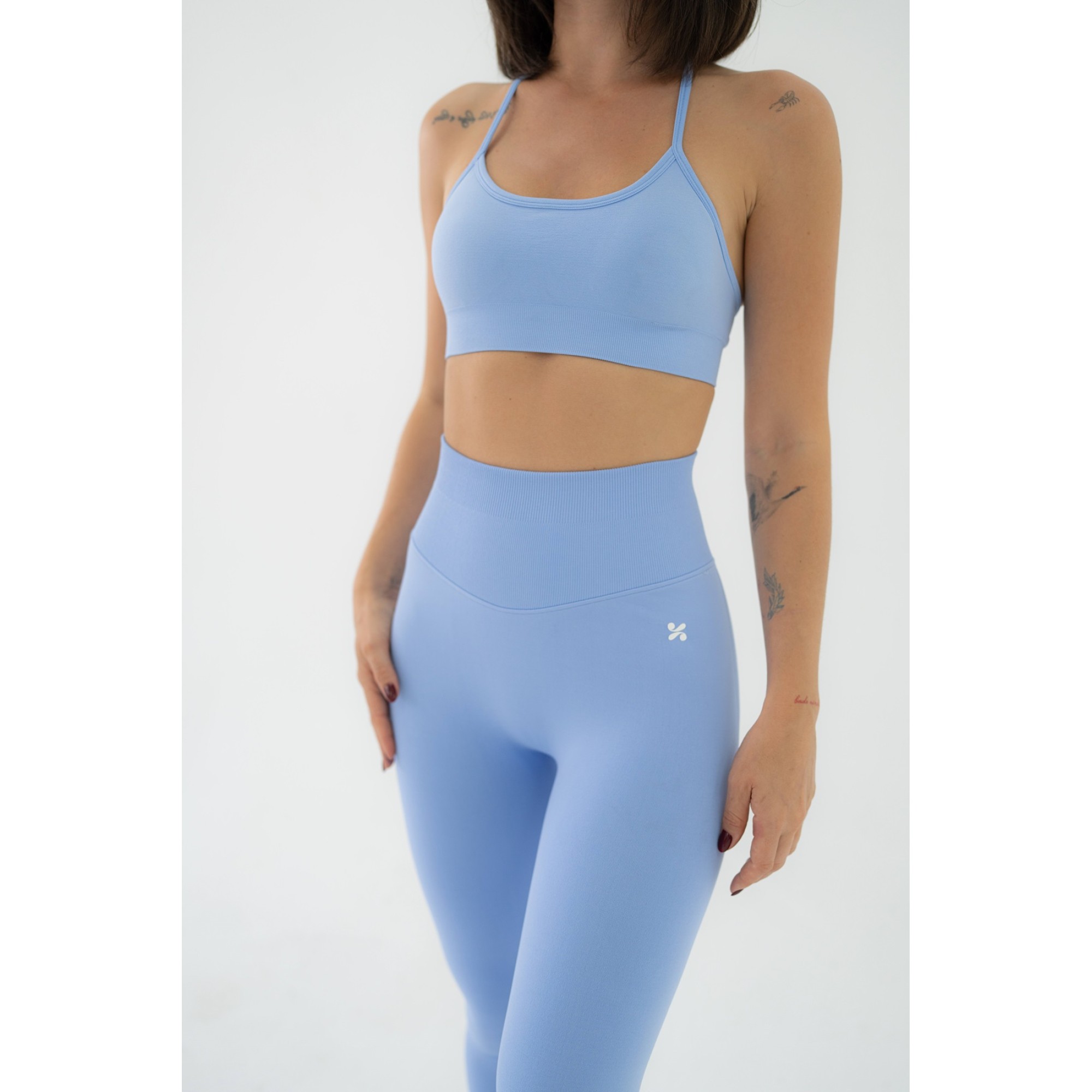 CloudFit Esnek ve Toparlayıcı Spor Tayt-Mavi