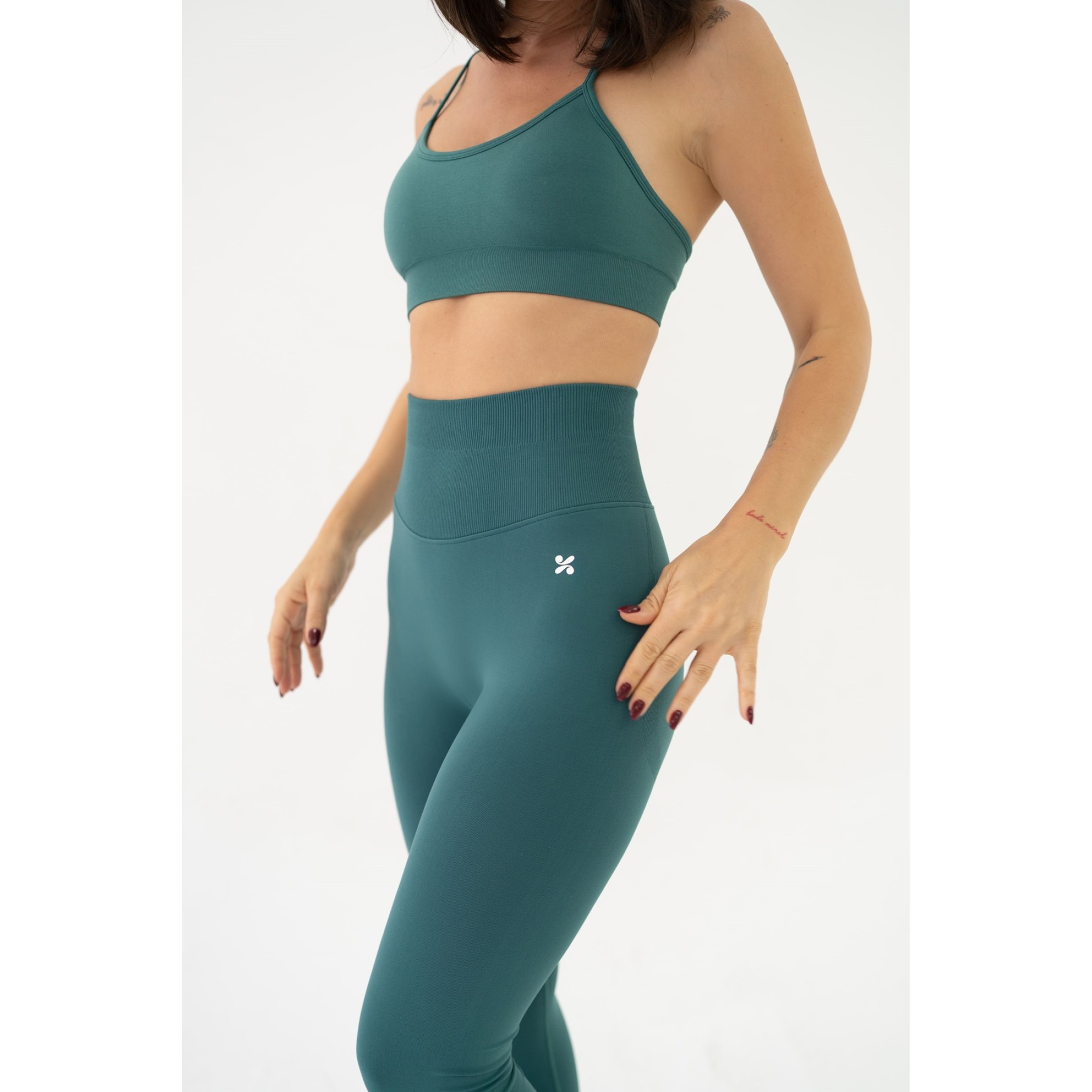 CloudFit Esnek ve Toparlayıcı Spor Tayt-Yeşil