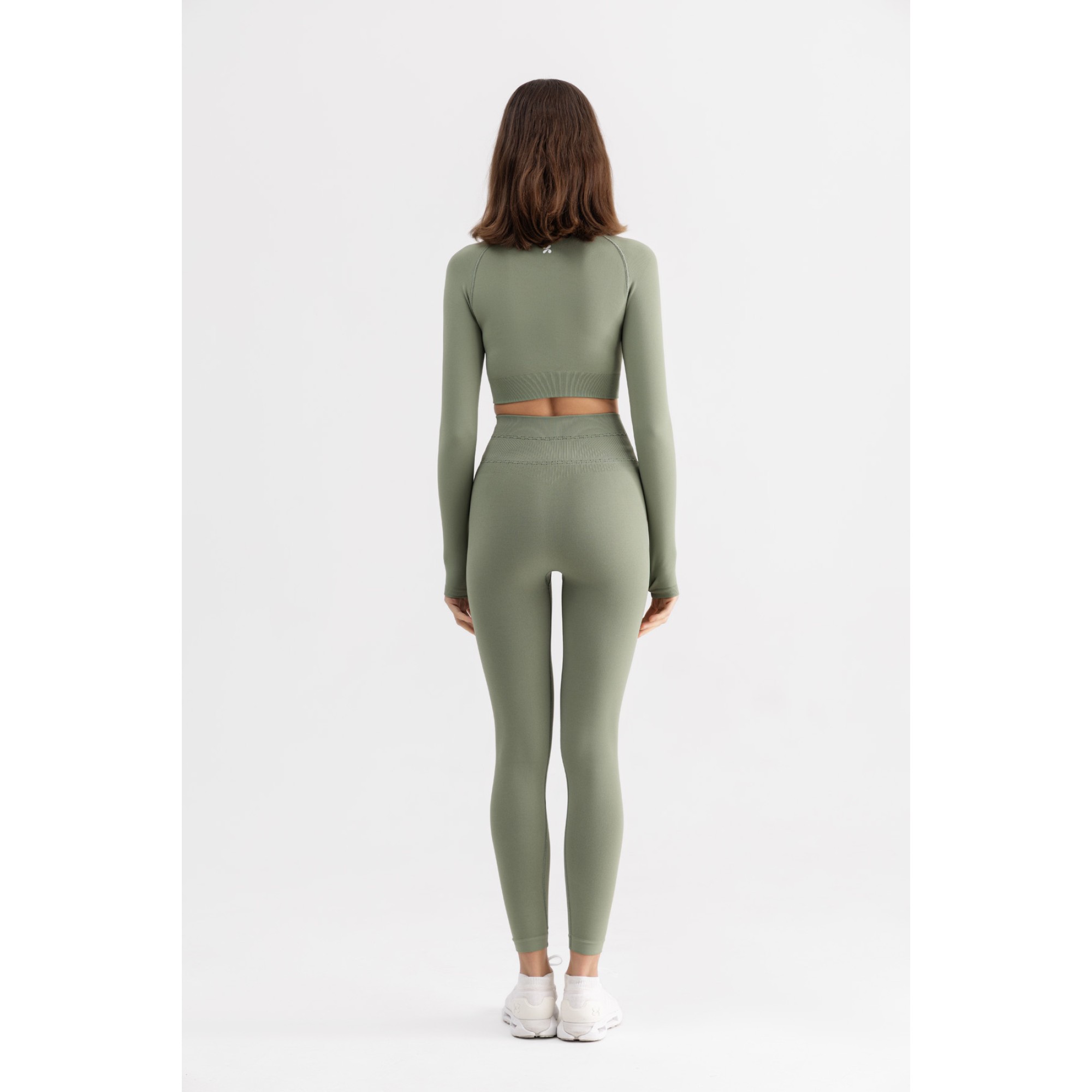 Momentum Yüksek Bel, Esnek Ve Toparlayıcı Spor Tayt-Yeşil