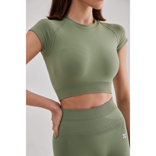Momentum Crop Tee - Yeşil[STOCK:0]