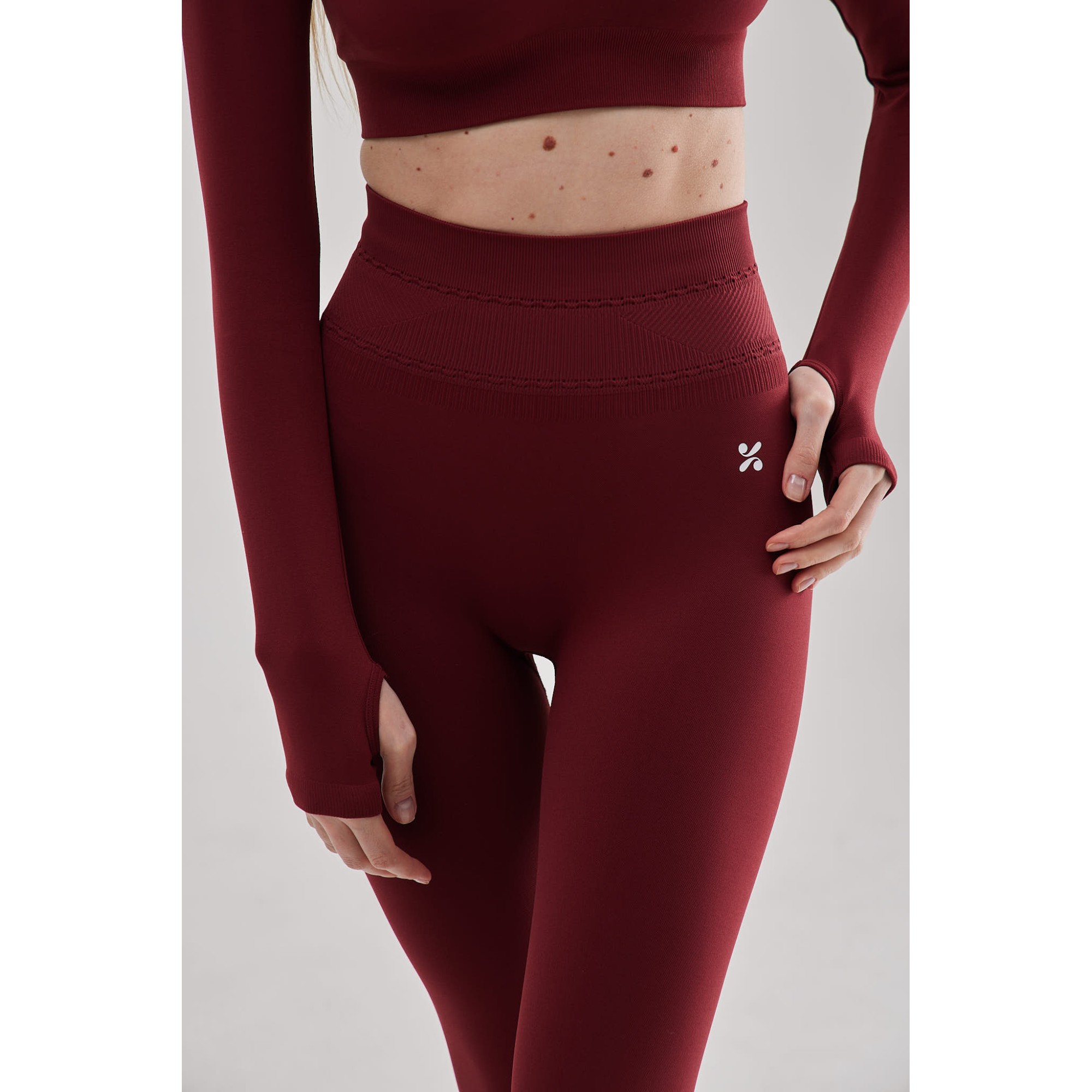 Momentum Yüksek Bel, Esnek Ve Toparlayıcı Spor Tayt-Kırmızı