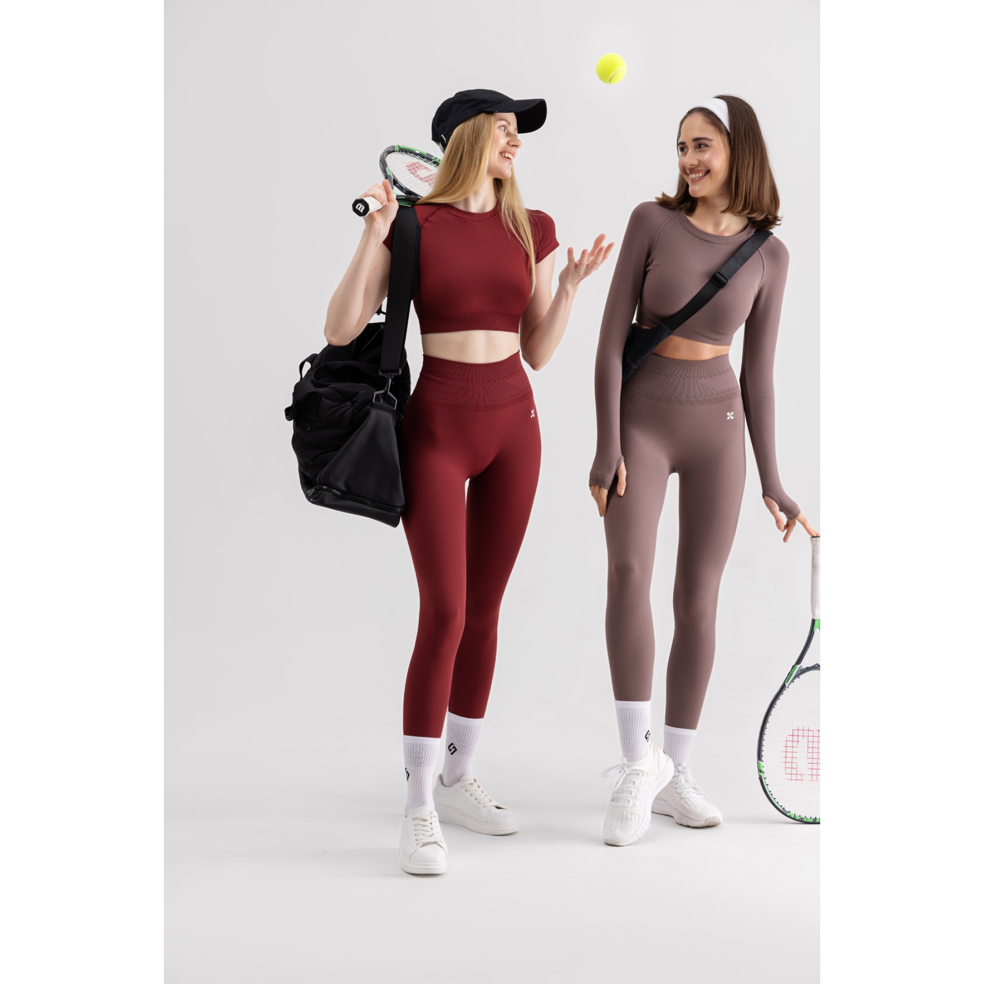 Momentum Yüksek Bel, Esnek Ve Toparlayıcı Spor Tayt-Kırmızı